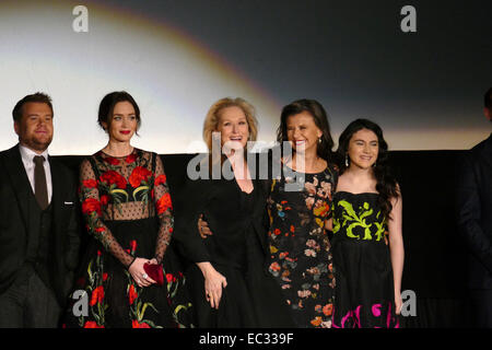 New York, USA. 8. Dezember 2014. Weltpremiere von "In den Wald" in New York im Ziegfeld Theatre, 8. Dezember 2014 Credit: Vidura Luis Barrios/Alamy Live-Nachrichten Stockfoto