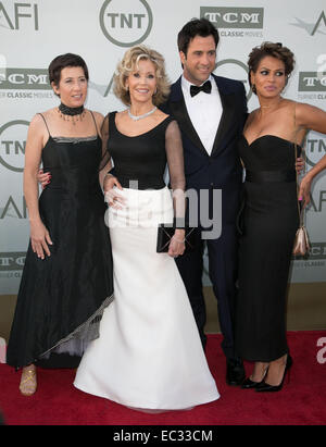 American Film Institute (AFI) 42. jährlichen Life Achievement Award ehrt Jane Fonda im Dolby Theater - Ankünfte Featuring: Vanessa Vadim, Jane Fonda, Troy Garity, Simone Garity Where: Los Angeles, California, Vereinigte Staaten von Amerika bei: 5. Juni 2014 Stockfoto