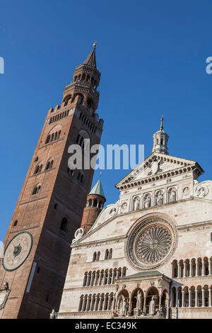 Italien, Lombardei. Cremona, Cattedrale di Santa Maria Assunta Stockfoto