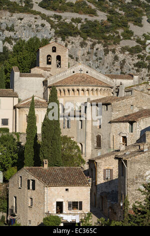 Frankreich, Herault, Langueduc-Roussillon, St-Guilhem-le-Desert, Abtei, gegründet 804 Stockfoto