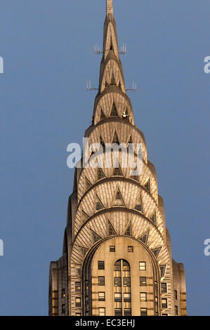 Chrysler-Center, ein zwei-Gebäudekomplex bestehend aus dem Chrysler Building und Chrysler Osten, befindet sich auf der 42nd Street zwischen Le Stockfoto