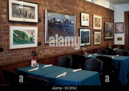 Restaurant im Inneren der Society of Illustrators. 128 East 63rd Street zwischen Park und Lexington Street. Tel. 212-838-260. Wir beginnen Stockfoto