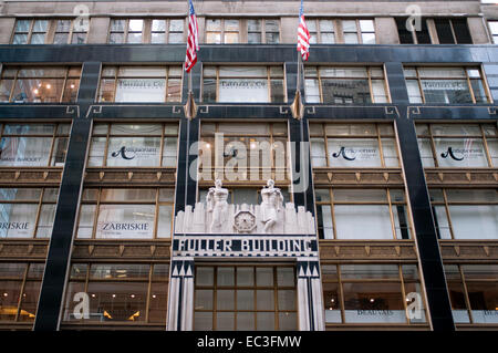 Art-deco-Fuller Gebäude gibt es viele Galerien, Midtown Manhattan, New York City. Fuller war auch die ursprüngliche na Stockfoto