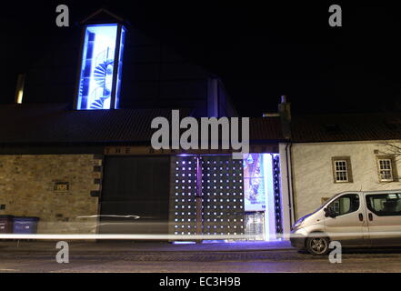 Die byre Theater St Andrews durch Nacht Schottland Dezember 2014 Stockfoto