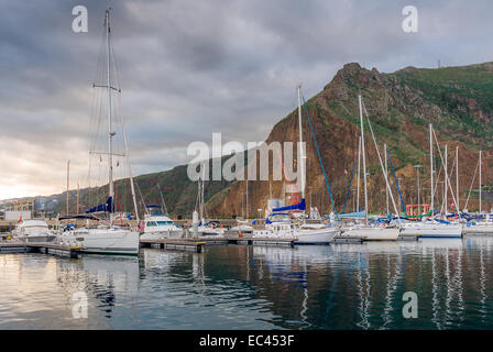 Yach Marina Santa Cruz De La Palma. Kanarische Inseln, Spanien Stockfoto