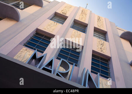 Hotel Marlin, Südstrand, Miami Beach, Florida, Vereinigte Staaten Stockfoto