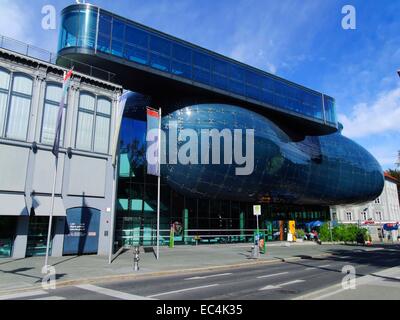 Grazer Kunsthaus auf dem Lendkai Stockfoto