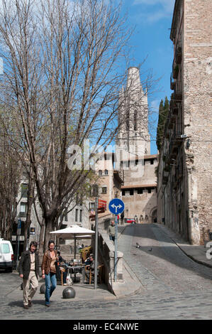 Parroquial de Sant Feliu Church von Sant Feliu Catalonia Girona Catalonia Spanien Spanisch Stockfoto