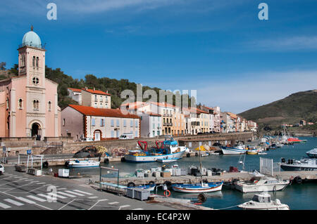 Port-Vendres-Frankreich-Languedoc-Roussillon-Französisch Stockfoto