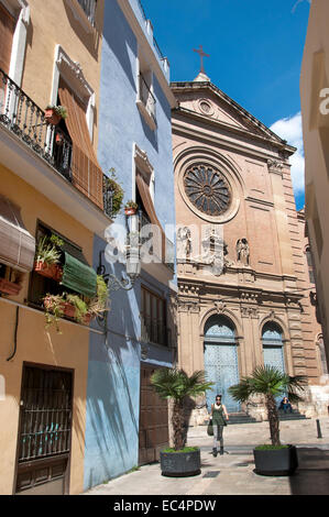 Altstadt Stadtzentrum Valencia Spanien Spanisch Stockfoto