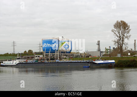 Aral Ultimate terminal, Ruhr Oel Kraftstoffraffinerie, Gelsenkirchen, Deutschland. Stockfoto