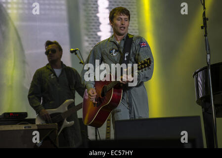 James Blunt bei Pori Jazz 2014 Stockfoto