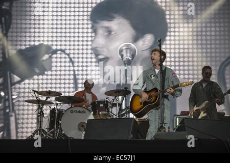 James Blunt bei Pori Jazz 2014 Stockfoto