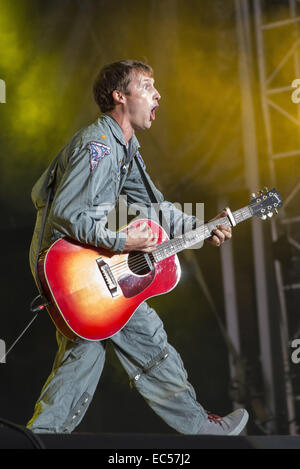 James Blunt bei Pori Jazz 2014 Stockfoto