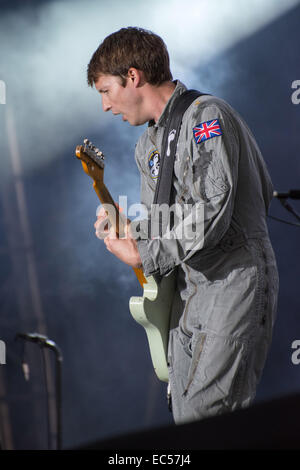 James Blunt bei Pori Jazz 2014 Stockfoto