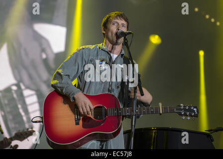 James Blunt bei Pori Jazz 2014 Stockfoto