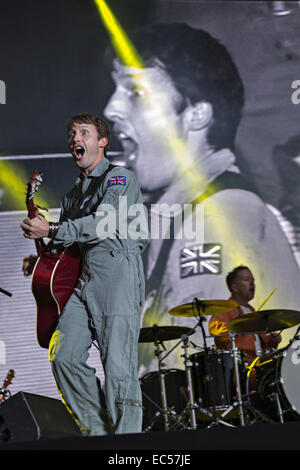 James Blunt bei Pori Jazz 2014 Stockfoto