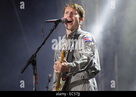 James Blunt bei Pori Jazz 2014 Stockfoto