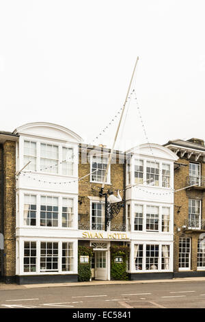 The Swan Hotel, Marktplatz, Southwold, Suffolk. Stockfoto