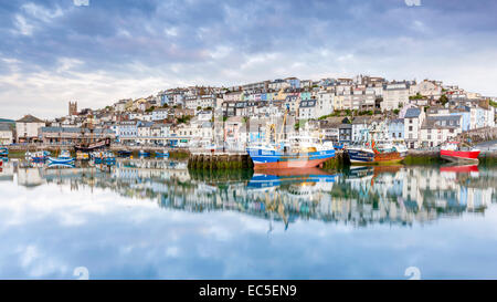 Brixham Hafen, South Devon, England, Vereinigtes Königreich, Europa. Stockfoto