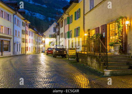 Saint-Ursanne, Canton du Jura, Schweiz, Europa. Stockfoto