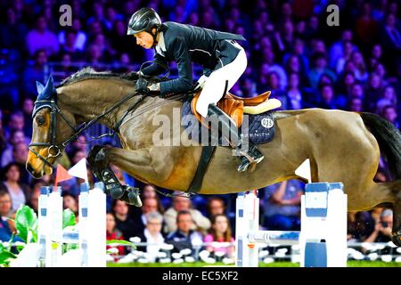 Fuchs Martin Sur PSG Future - 07.12.2014 - Gucci Paris Masters 2014-Villepinte.Photo: Pierre Costabadie/scoopdyga.com/Icon Sport. Stockfoto