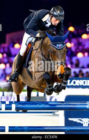 Fuchs Martin Sur PSG Future - 07.12.2014 - Gucci Paris Masters 2014-Villepinte.Photo: Pierre Costabadie/scoopdyga.com/Icon Sport. Stockfoto