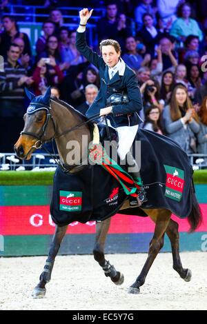 Fuchs Martin Sur PSG Future - 07.12.2014 - Gucci Paris Masters 2014-Villepinte.Photo: Pierre COSTABADIE/scoopdyga.com/Icon Sport. Stockfoto