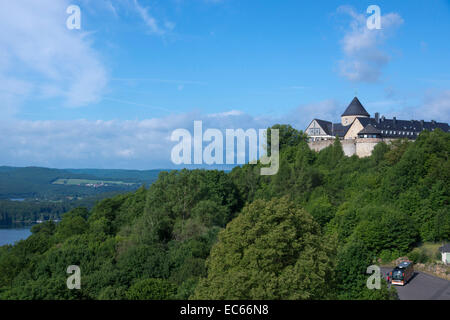 Schloss Schloss Waldeck, Edeersee See, Landkreis Waldeck Frankenberg, Hessen, Norddeutschland, Europa Stockfoto