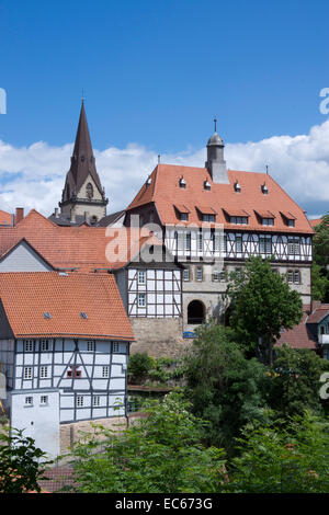 Stadtbild Ansicht Warburg, Kreis Höxter, Nord Rhein Westfalen, Deutschland, Europa Stockfoto