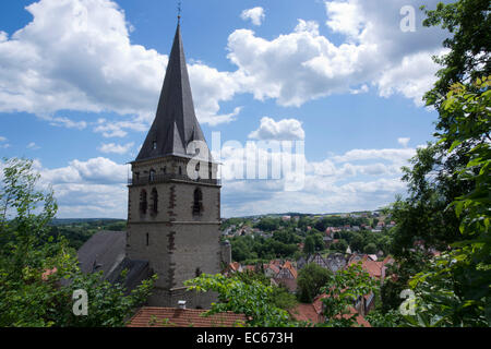 Stadtbild Ansicht Warburg, Kreis Höxter, Nord Rhein Westfalen, Deutschland, Europa Stockfoto