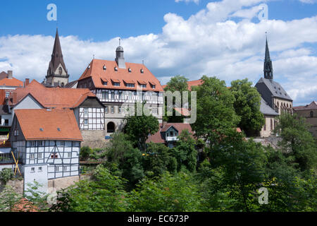 Stadtbild Ansicht Warburg, Kreis Höxter, Nord Rhein Westfalen, Deutschland, Europa Stockfoto