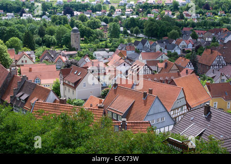 Stadtbild Ansicht Warburg, Kreis Höxter, Nord Rhein Westfalen, Deutschland, Europa Stockfoto