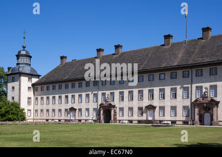 Abtei Corvey, Höxter, Weserbergland, Nordrhein-Westfalen, Deutschland, Europa Stockfoto