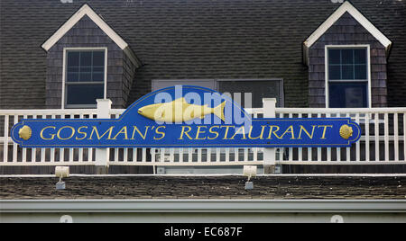 Gosman Restaurant in Montauk, Long Island NY Stockfoto