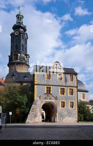 Teil der großherzogliche Palast, Residenzschloss Burg, Weimar, UNESCO-Weltkulturerbe, Thüringen, Deutschland, Europa Stockfoto