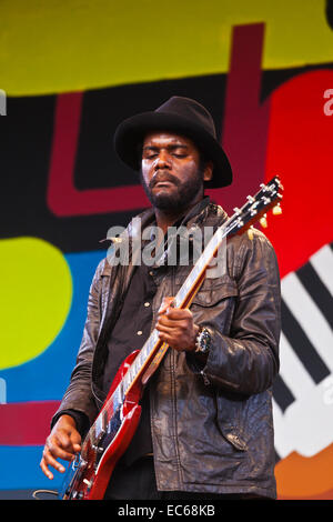 GARY CLARK JR. Preforms auf der Hauptbühne auf dem MONTEREY JAZZ FESTIVAL Stockfoto