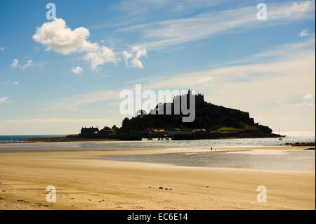 St. Michaels mount von Marazion, Cornwall. Stockfoto