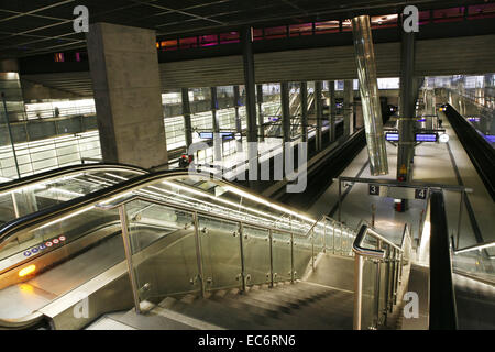 DB Deutsche Bahn station Podsdamer Platz Berlin Deutschland Europa Stockfoto