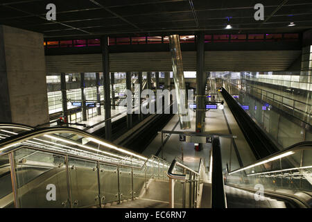 DB Deutsche Bahn station Podsdamer Platz Berlin Deutschland Europa Stockfoto