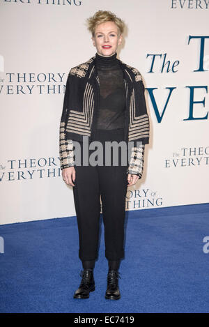 London, UK. 9. Dezember 2014. Maxine Peake besucht die UK-Premiere von The Theory of Everything auf 12.09.2014 im ODEON Leicester Square, London. Bildnachweis: Julie Edwards/Alamy Live-Nachrichten Stockfoto