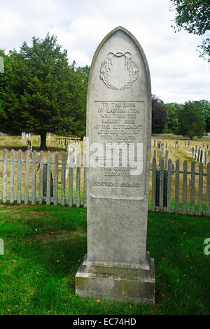 Friedhof in East Hampton Long Island NY Stockfoto