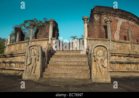 Archäologischen Ruinen in Giritale, Sri Lanka Stockfoto