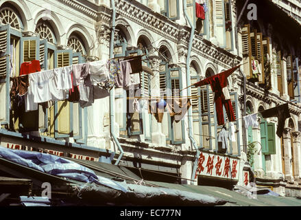 Chinatown, Singapur, 1983. Stockfoto