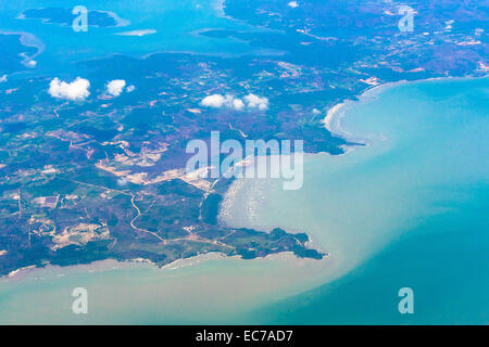 Insel Rempang von Batam-Inseln Stockfoto