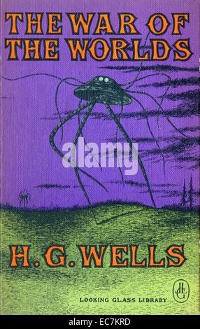 Der Krieg der Welten ist ein Science-Fiction-Roman von englischer Schriftsteller H. G. Wells Stockfoto