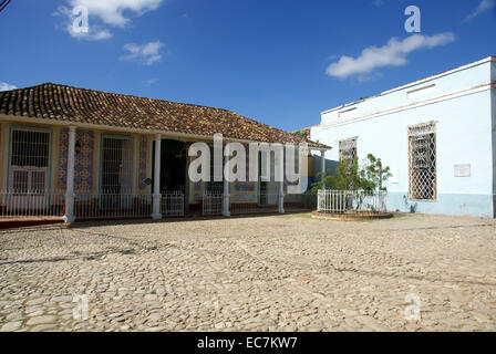 Kuba, Trinidad. Plaza großen Stockfoto