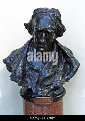 Sir Henry Irving (1838-1905) geboren John Henry Brodribb, manchmal bekannt als j.h Irving wurde eine Englische Theaterschauspieler in der viktorianischen Ära. Stockfoto