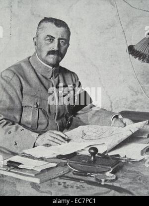 Louis François Frankreich d'Espèrey (25. Mai 1856 - vom 8. Juli 1942) Der französische General während des Ersten Weltkriegs Kommandeur des grossen Alliierten Armee in Saloniki, durchgeführt, um die erfolgreichen Mazedonischen Kampagne, die der Zusammenbruch der Südfront verursacht und löste den Waffenstillstand Stockfoto