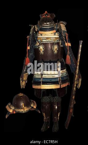 Samurai - in der Regel bezeichnet im japanischen als Bushi oder Buke, waren die militärischen Adel des Mittelalters und der frühen moderne Japan. Stockfoto